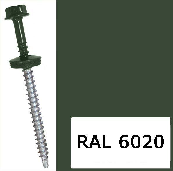 

Саморезы кровельные по металлу ETANCO (GUNNEBO) 4.8х19 RAL 6020 упк 250 шт