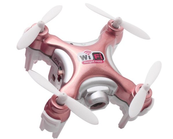 

Квадрокоптер Cheerson CX-10WD-TX с Wi-Fi-камерой розовый