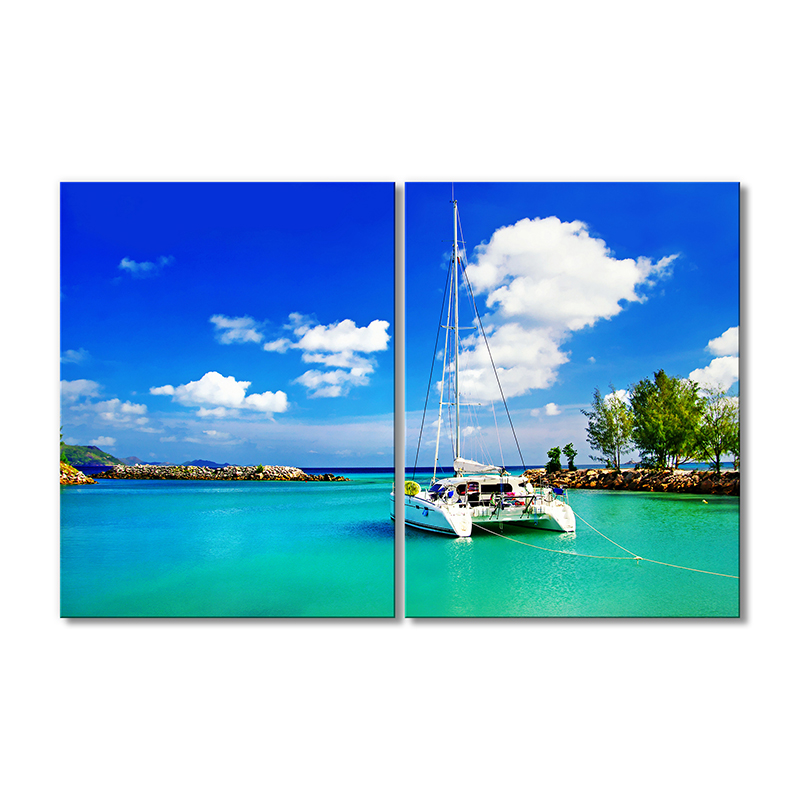 

Модульная картина Artel «Катамаран сейшельских островов» 2 модуля 60x90 см