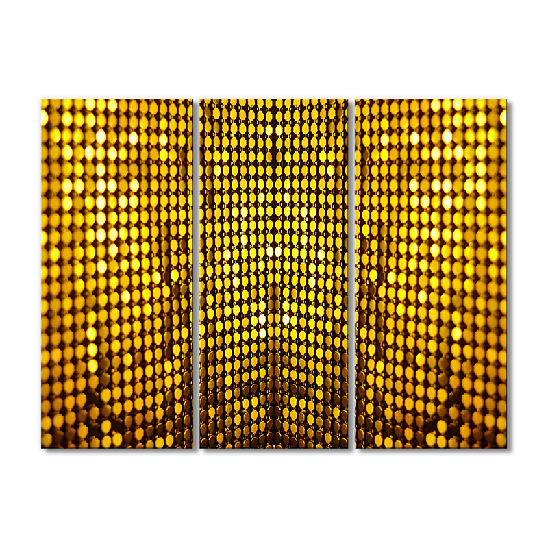 

Модульная картина Artel «Золотая мишура» 3 модуля 50x75 см