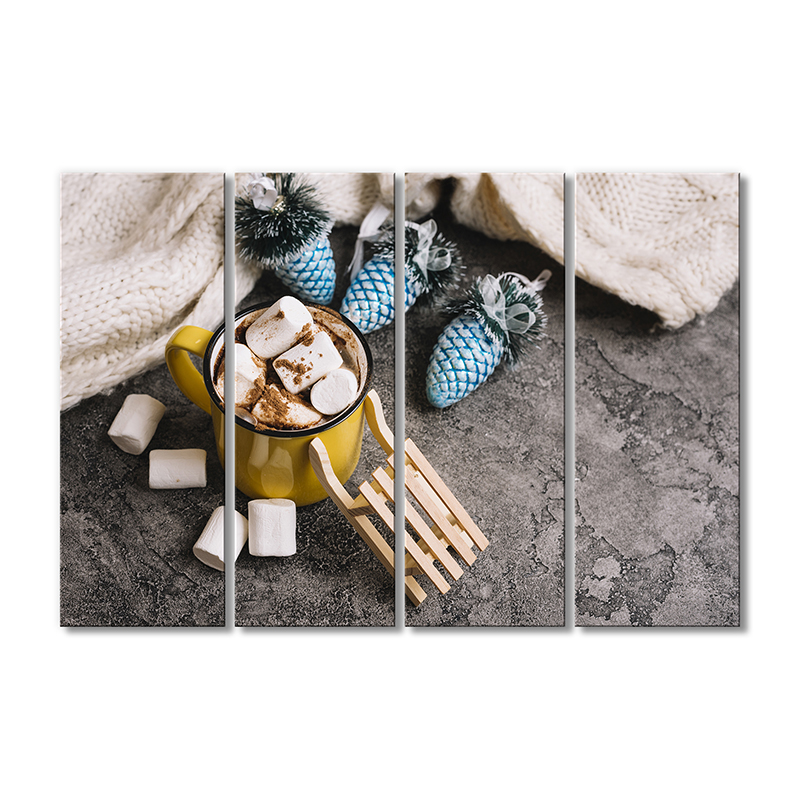 

Модульная картина Artel «Зефир зимой» 4 модуля 90x135 см