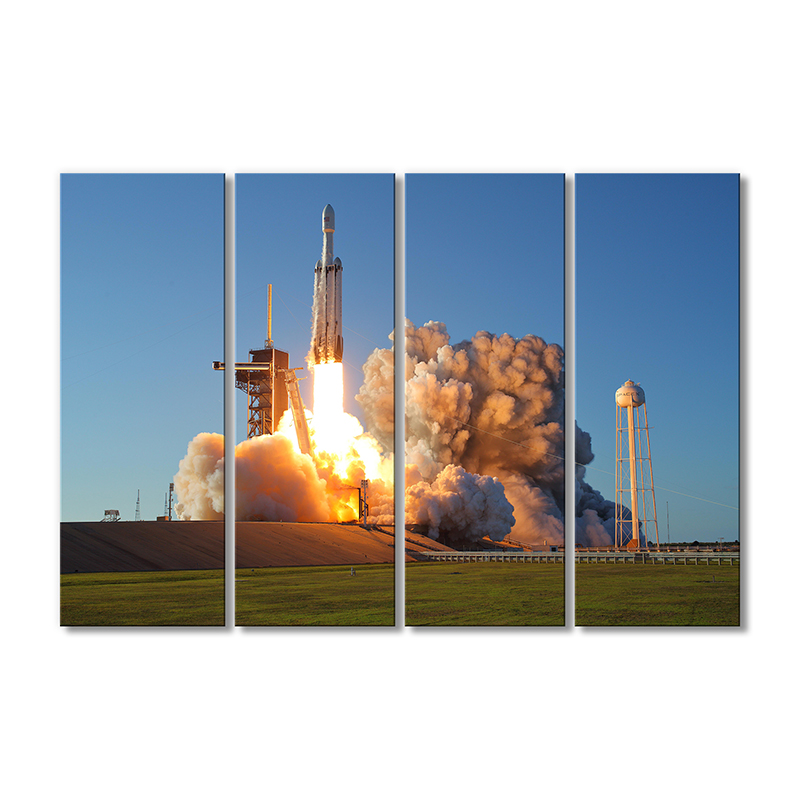 

Модульная картина Artel «Запуск Фалкон 9» 4 модуля 120x180 см