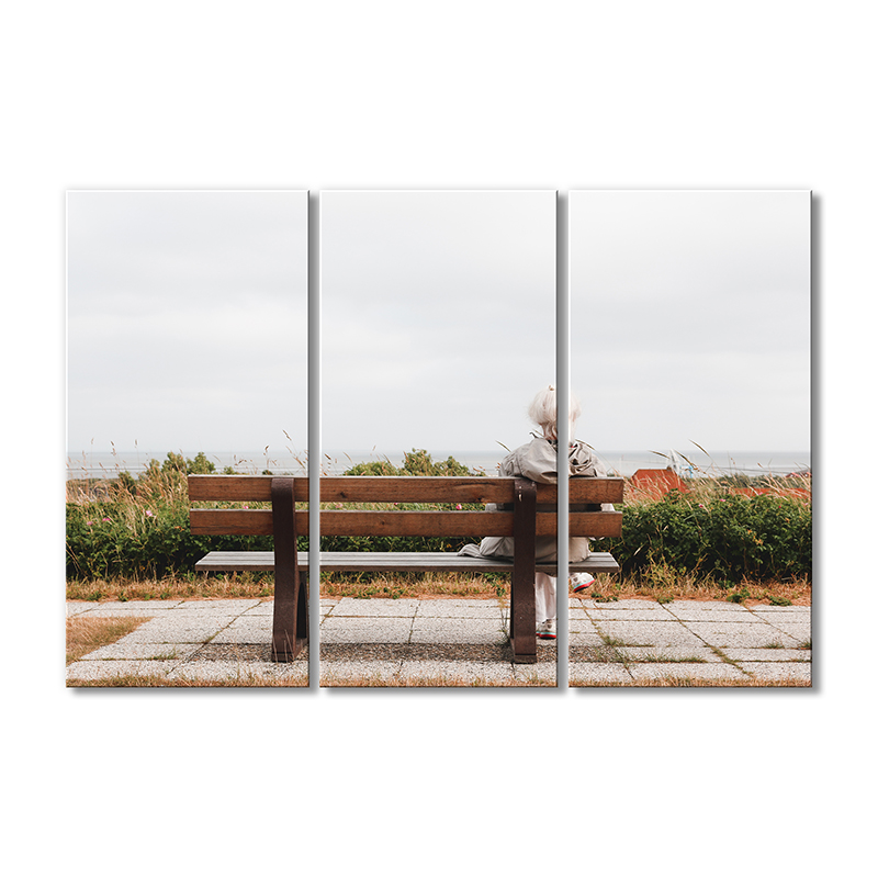 

Модульная картина Artel «Женщина на скамейке» 3 модуля 80x120 см