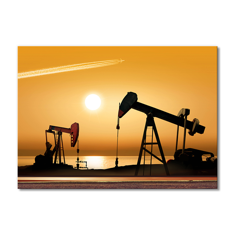 

Модульная картина Artel «Добыча нефти на закате» 1 модуль 70x105 см