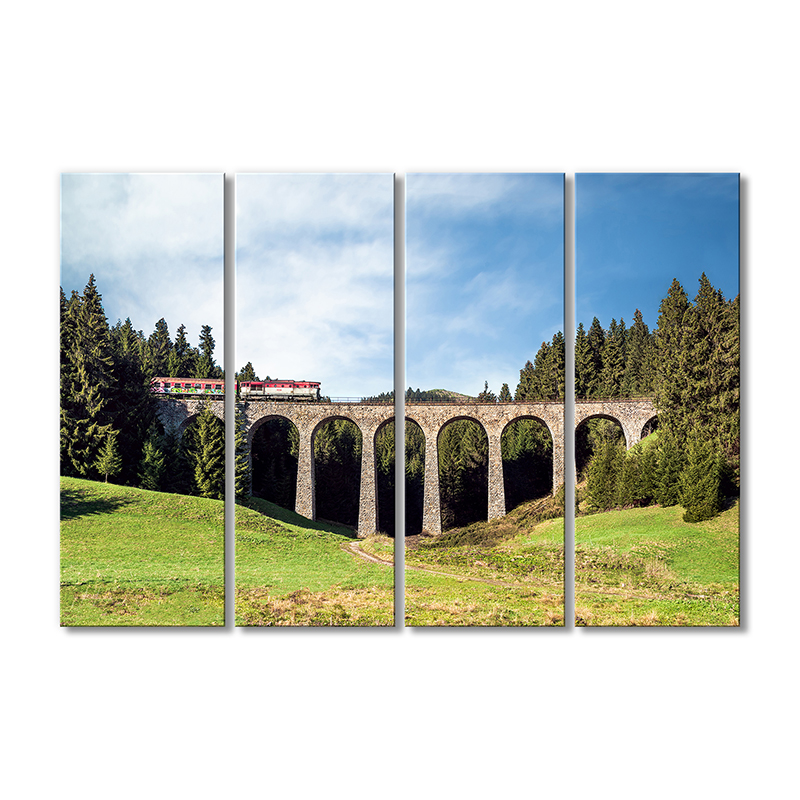 

Модульная картина Artel «Железнодорожный мост» 4 модуля 80x120 см