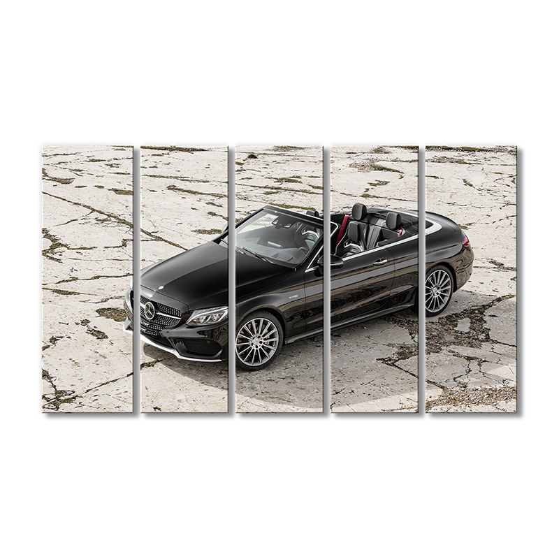 

Модульная картина Artel «Мерседес AMG C43 4MATIC кабриолет 2017 года» 5 модулей 80x120 см