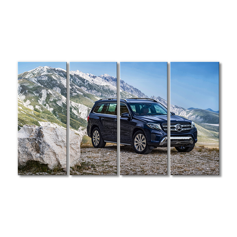 

Модульная картина Artel «Мерседес Бенц GLS X166 авто» 4 модуля 80x120 см