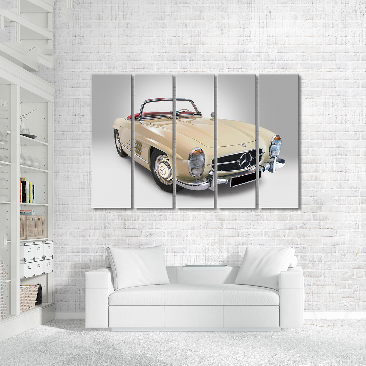 

Модульная картина Artel «Мерседес-Бенц 300SL» 5 модулей 70x105 см