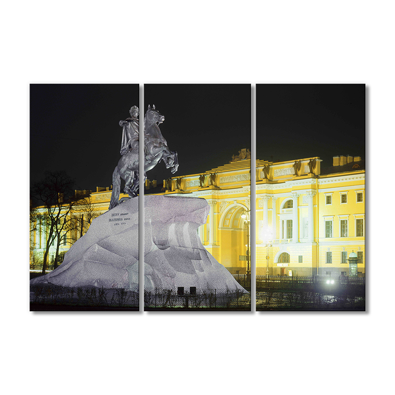 

Модульная картина Artel «Медный всадник» 3 модуля 60x90 см