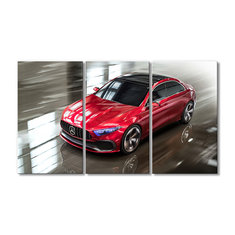 

Модульная картина Artel «Мерседес А-класс седан 2019» 3 модуля 70x105 см