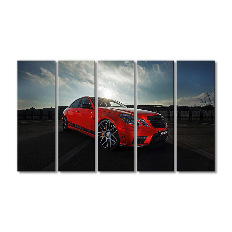 

Модульная картина Artel «Мерседес Бенц E63 AMG авто» 5 модулей 90x135 см