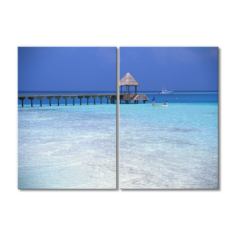 

Модульная картина Artel «Мальдивы пирс» 2 модуля 80x120 см
