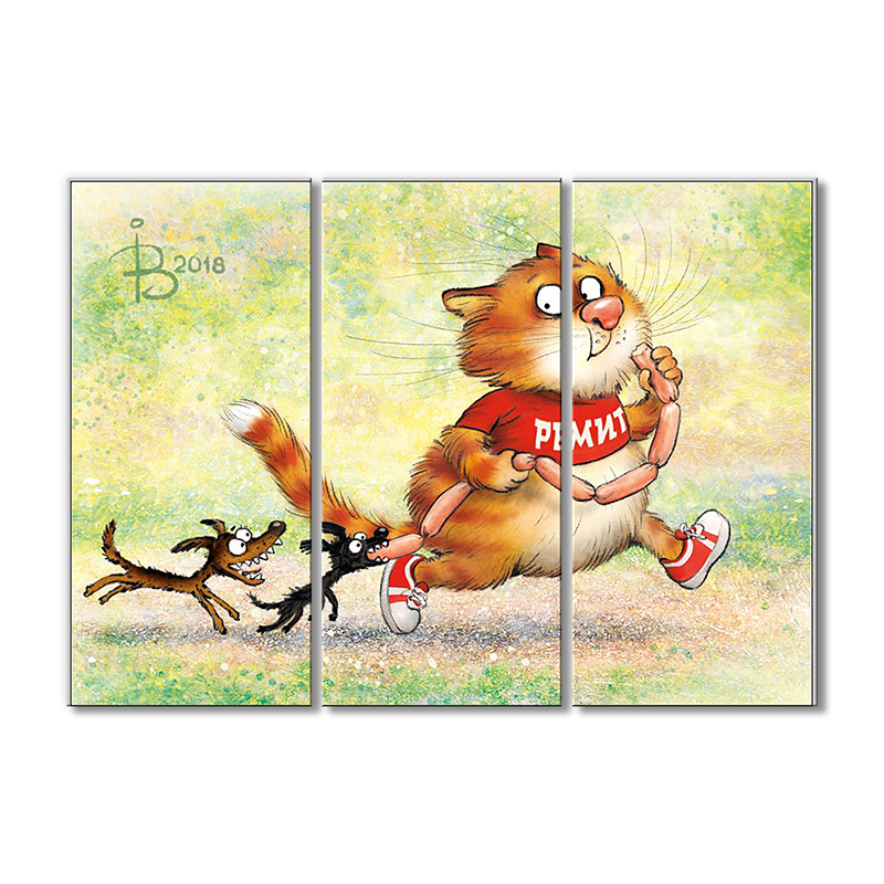 

Модульная картина Artel «Марафон» 3 модуля 50x75 см