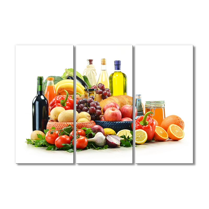 

Модульная картина Artel «Органические продукты питания» 3 модуля 80x120 см