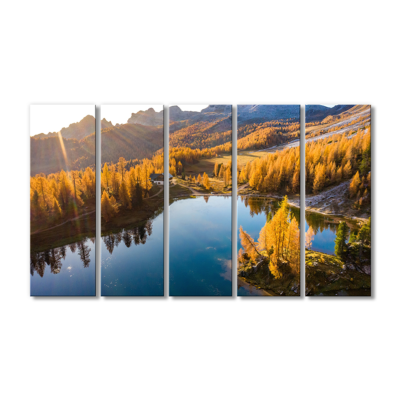 

Модульная картина Artel «Озеро Науэль Хуапи осень» 5 модулей 80x120 см
