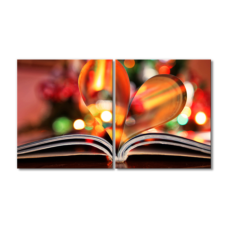 

Модульная картина Artel «Книга Прекрасные сердечки» 2 модуля 120x180 см
