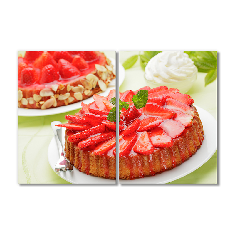 

Модульная картина Artel «Клубничный пирог» 2 модуля 120x180 см