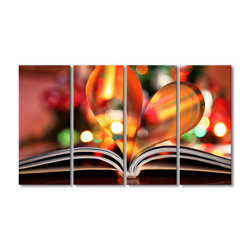 

Модульная картина Artel «Книга Прекрасные сердечки» 4 модуля 70x105 см