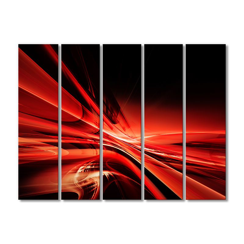 

Модульная картина Artel «Красное подпространство» 5 модулей 120x180 см
