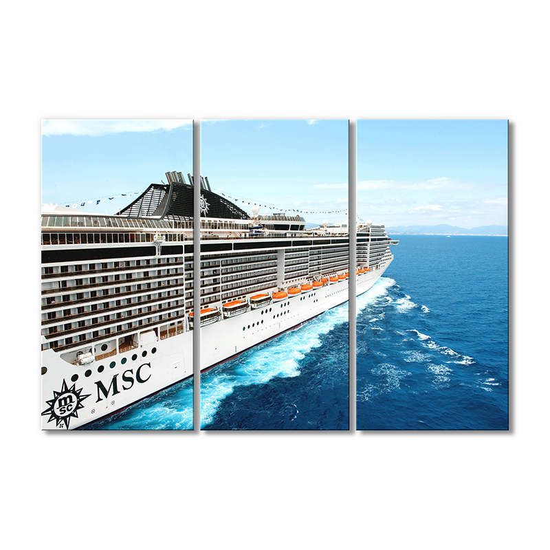 

Модульная картина Artel «Круизный лайнер MSC» 3 модуля 60x90 см