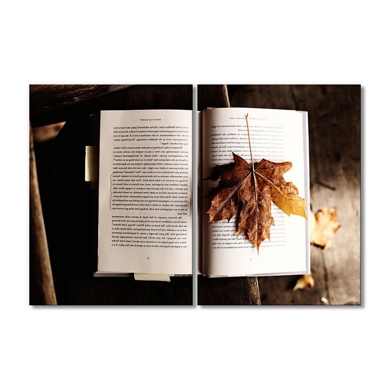 

Модульная картина Artel «Книга с осенним листом» 2 модуля 80x120 см