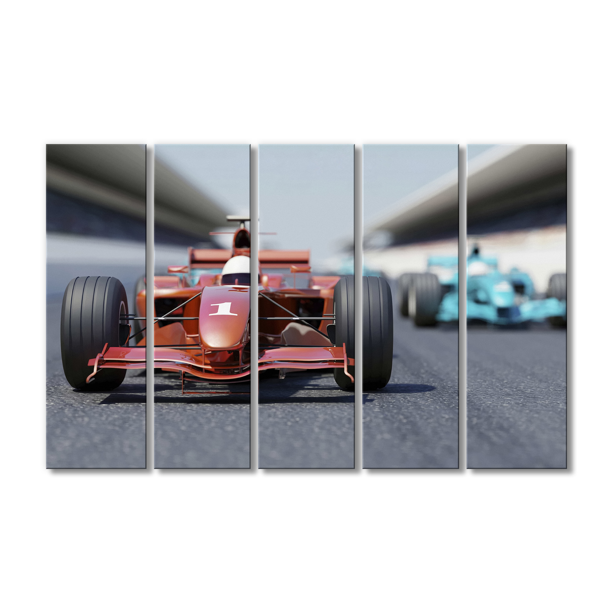 

Модульная картина Artel «Красный болид Formula-1» 5 модулей 120x180 см