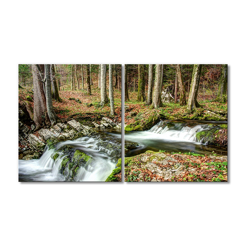 

Модульная картина Artel «Лес река природа» 2 модуля 60x90 см