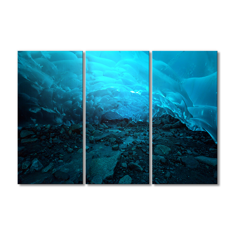 

Модульная картина Artel «Ледяная пещера» 3 модуля 90x135 см