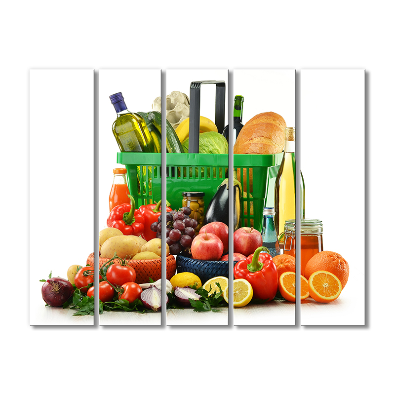 

Модульная картина Artel «Натуральные продукты» 5 модулей 120x180 см