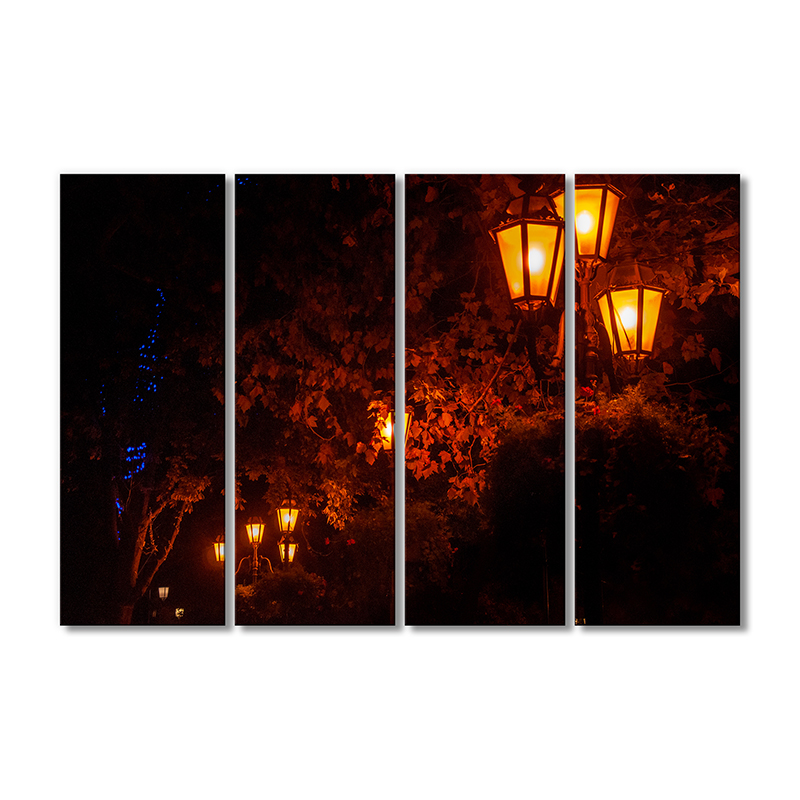 

Модульная картина Artel «Ночные фонари» 4 модуля 120x180 см