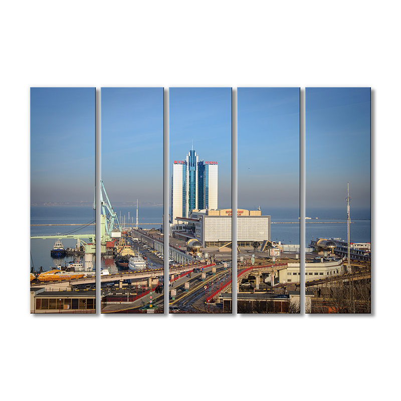 

Модульная картина Artel «Морвокзал Одесса» 5 модулей 80x120 см
