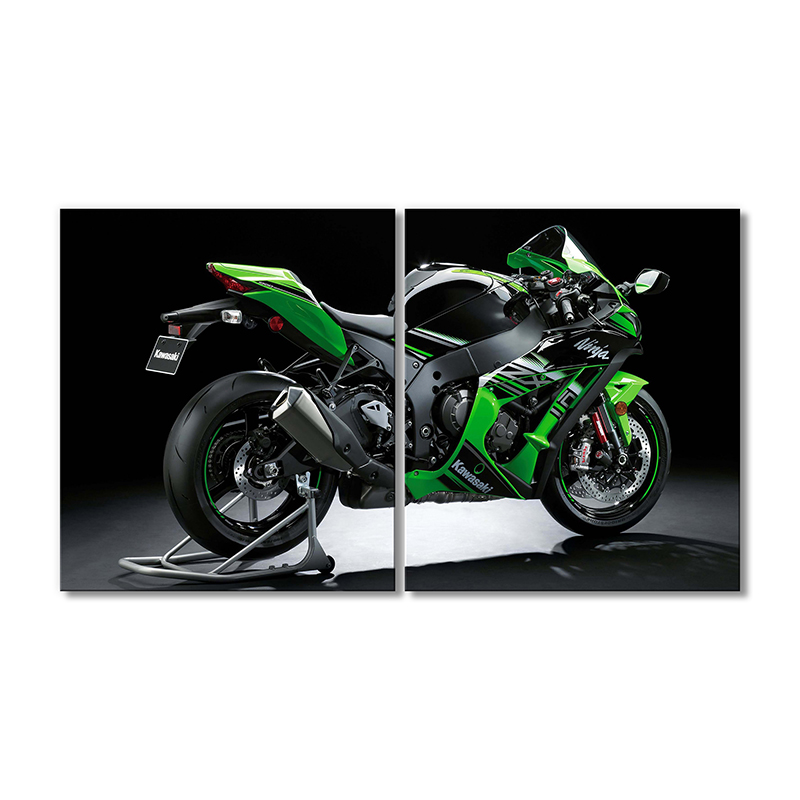 

Модульная картина Artel «Мотоцикл Кавасаки Ниндзя ZX-10R» 2 модуля 50x75 см