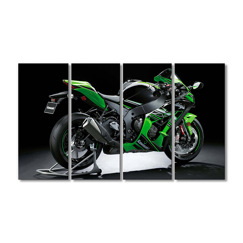 

Модульная картина Artel «Мотоцикл Кавасаки Ниндзя ZX-10R» 4 модуля 60x90 см