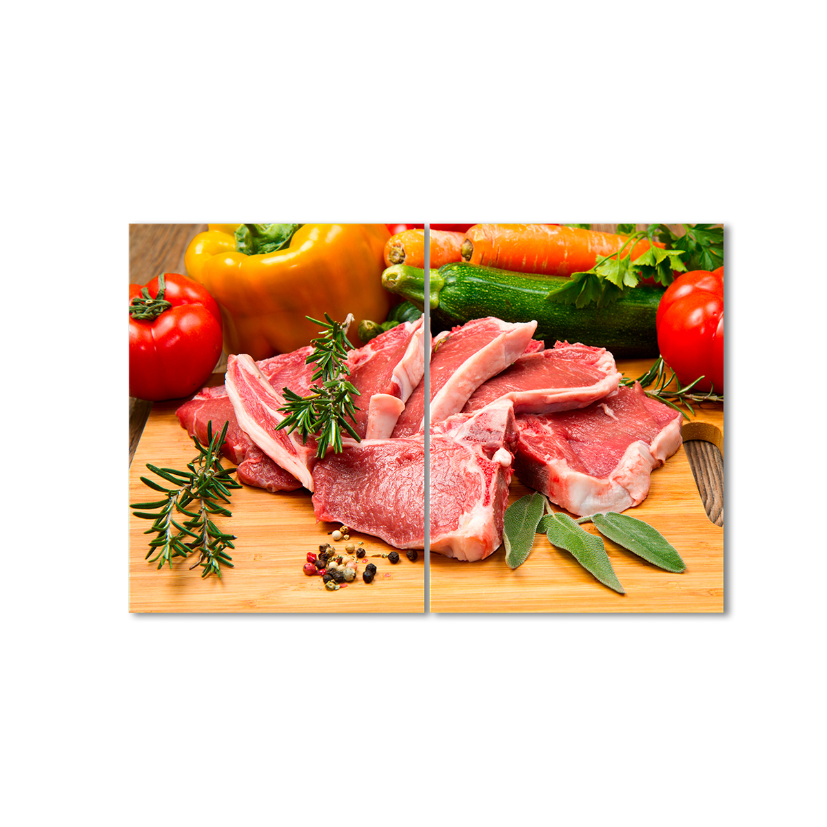 

Модульная картина Artel «Мясо с овощами» 2 модуля 60x90 см