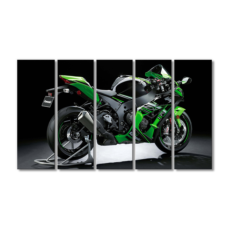 

Модульная картина Artel «Мотоцикл Кавасаки Ниндзя ZX-10R» 5 модулей 70x105 см