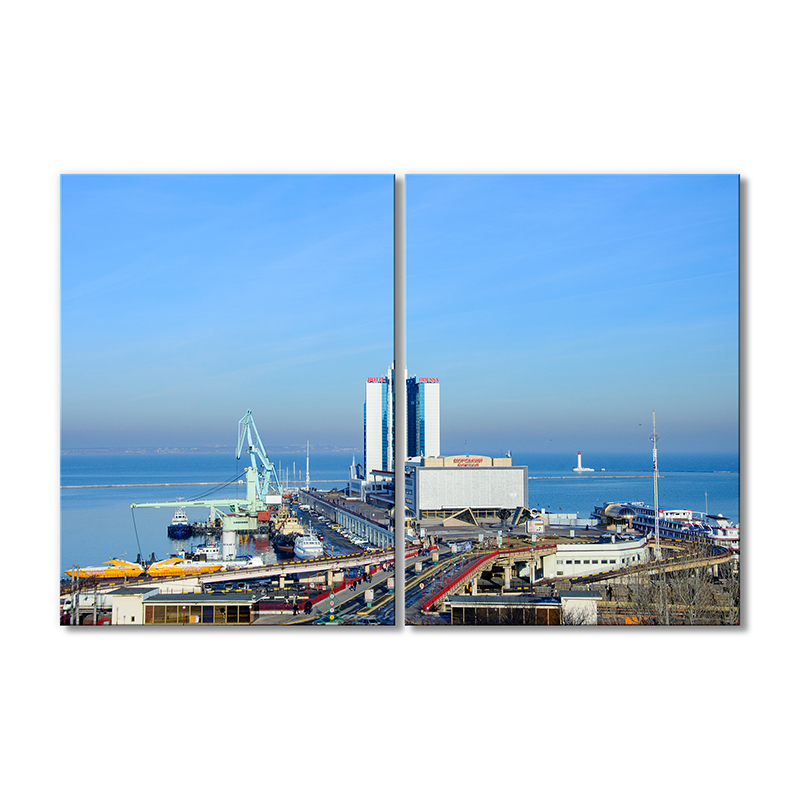 

Модульная картина Artel «Морвокзал черное море Одесса» 2 модуля 50x75 см