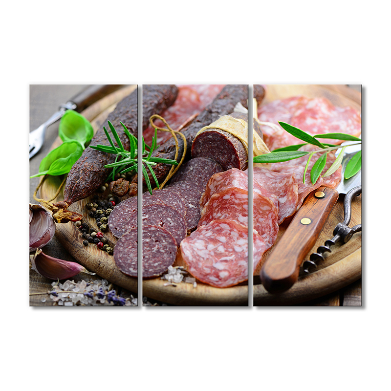 

Модульная картина Artel «Мясные деликатесы» 3 модуля 90x135 см