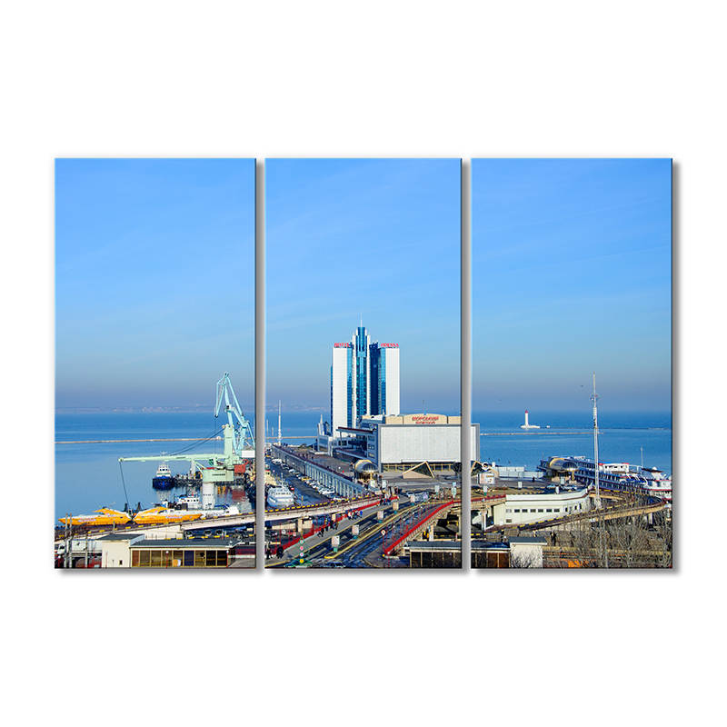 

Модульная картина Artel «Морвокзал черное море Одесса» 3 модуля 70x105 см