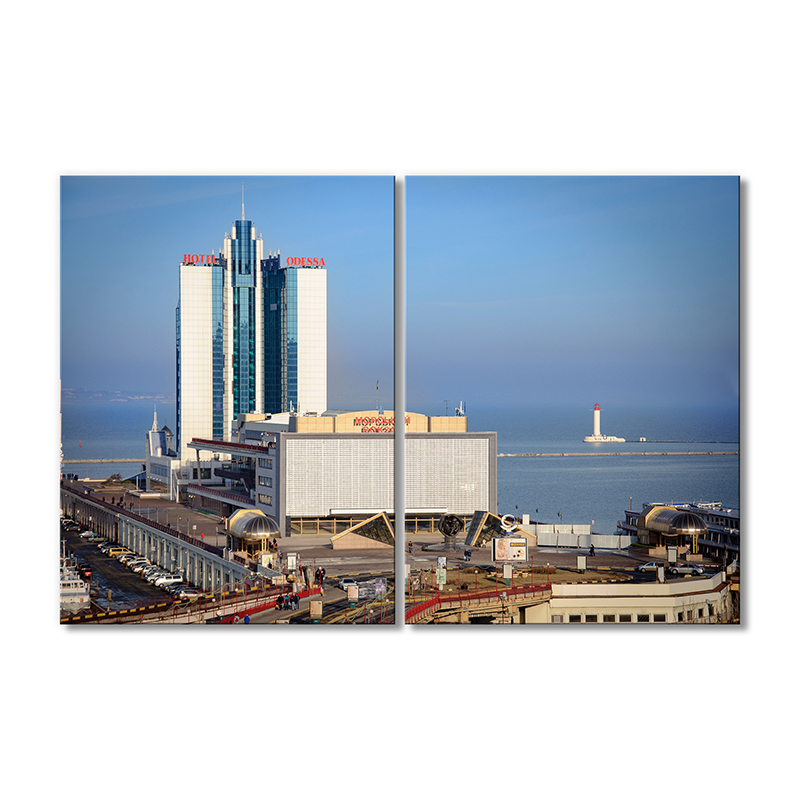 

Модульная картина Artel «Морвокзал маяк Одесса» 2 модуля 90x135 см