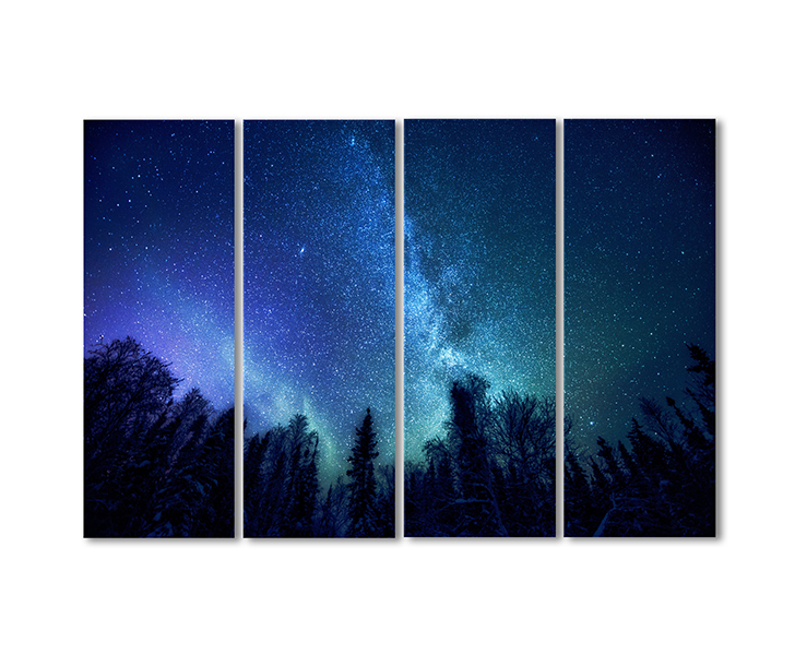 

Модульная картина Artel «Млечный путь» 4 модуля 60x90 см