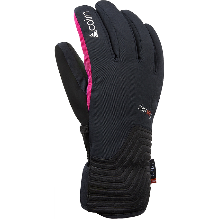 

Перчатки горнолыжные Cairn Elena W black-neon pink 7