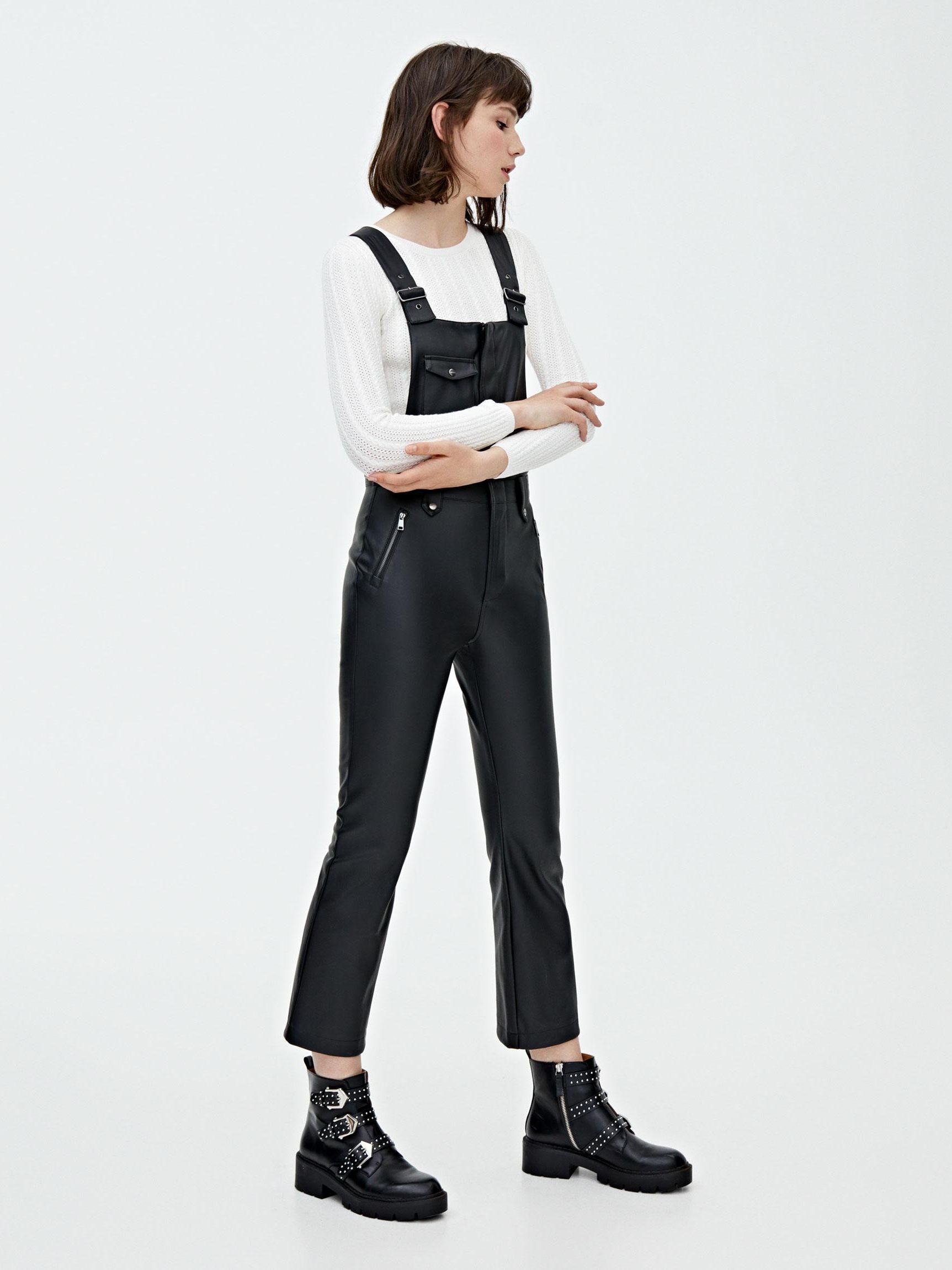 

Полукомбинезон из искусственной кожи Pull & Bear XAZ260176SJPX  Черный, Полукомбинезон из искусственной кожи Pull & Bear XAZ260176SJPX XS Черный