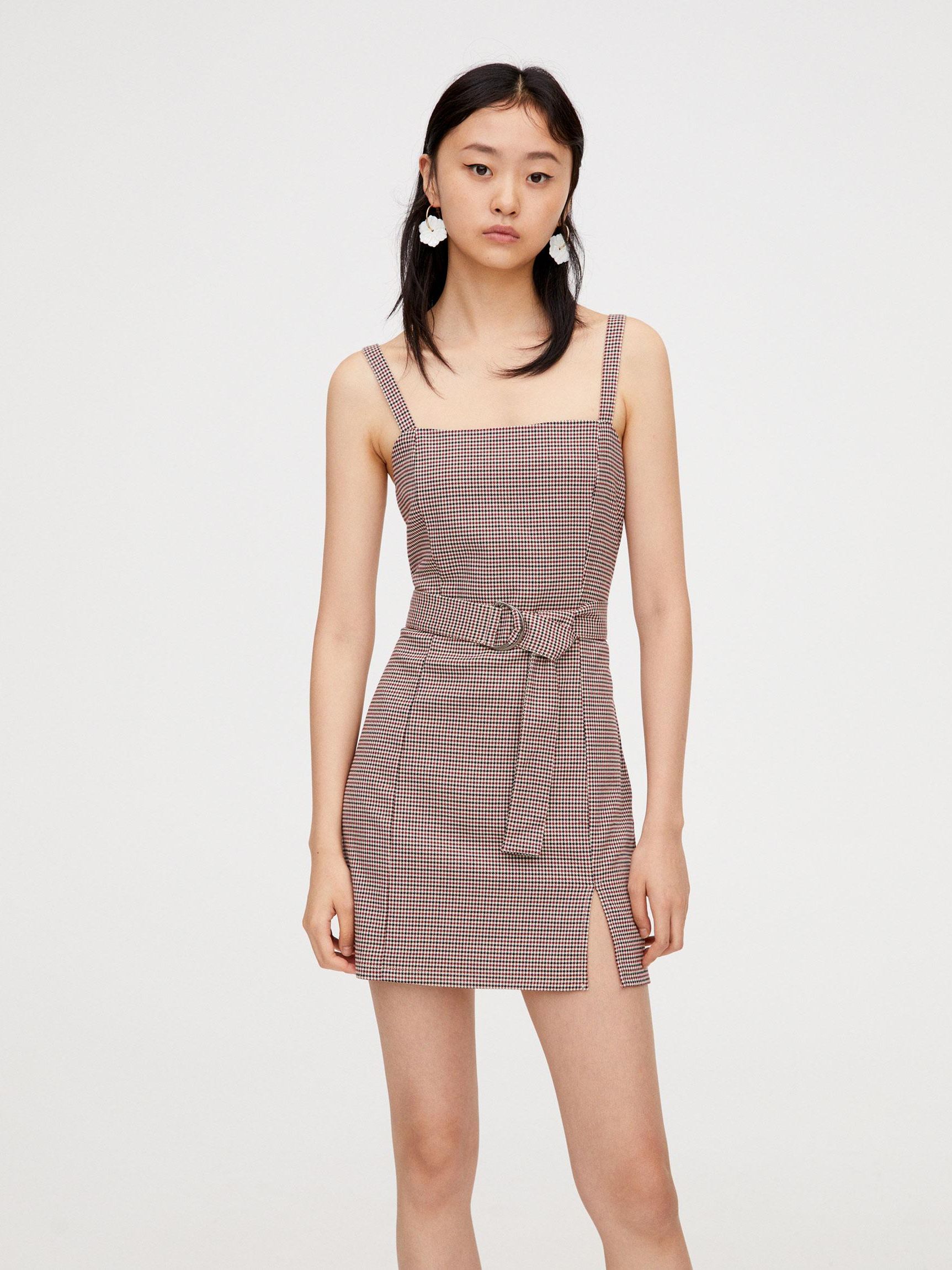 

Сарафан Pull & Bear XAZ260263DAZV M Бежевый с черным