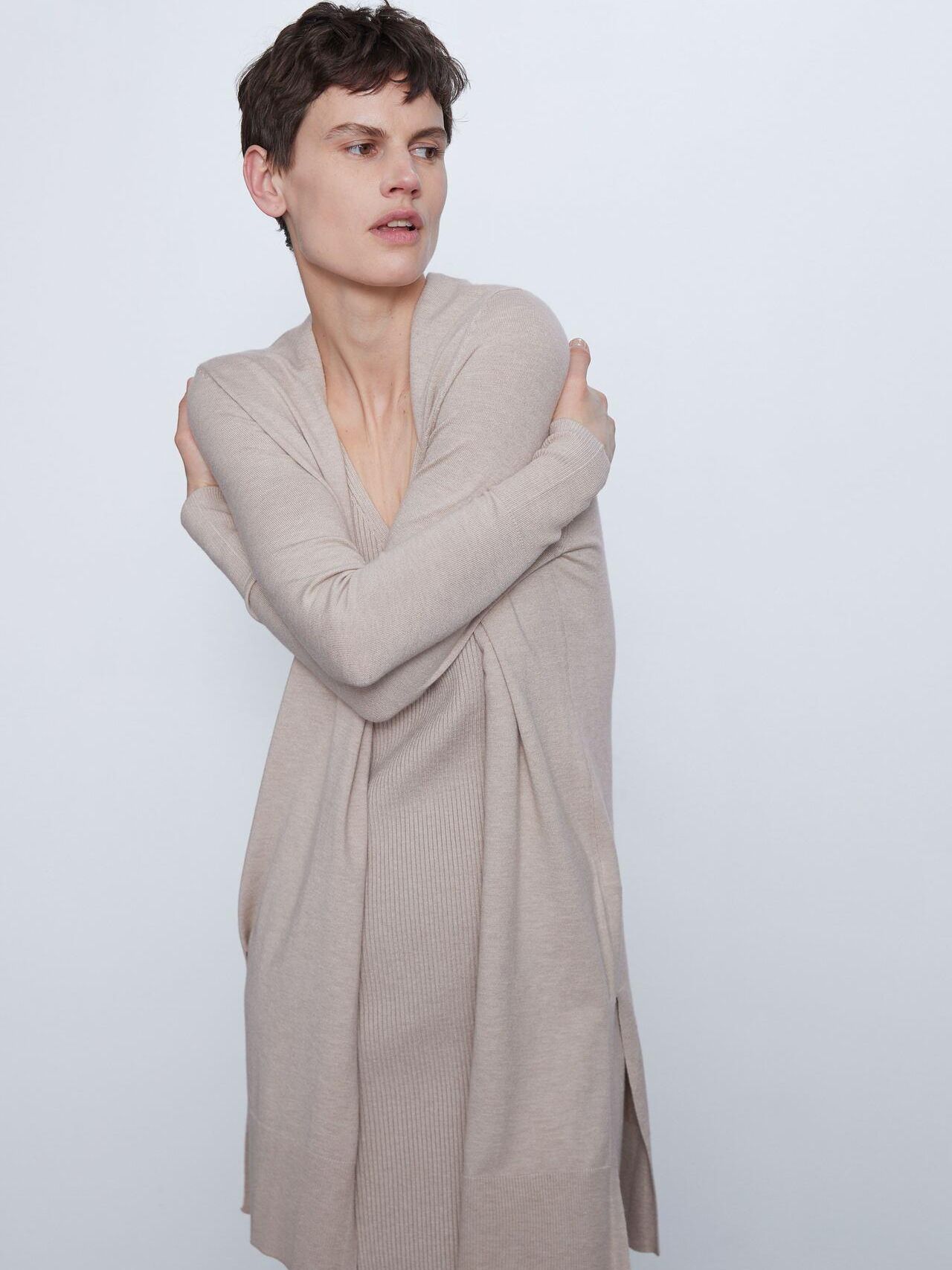 

Кардиган Zara XAZ265876VFTH  Бежевый, Кардиган Zara XAZ265876VFTH M Бежевый