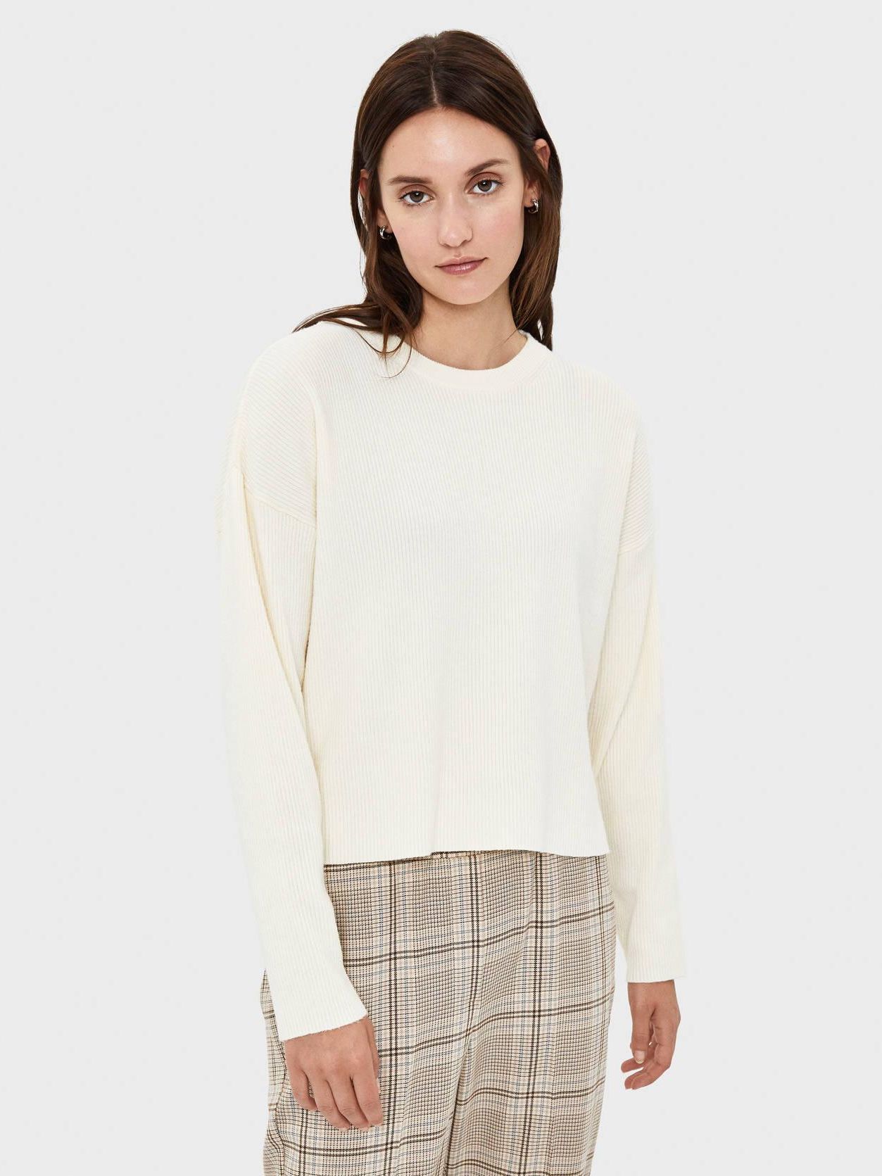 

Джемпер Bershka XAZ266477JQFZ L Кремовый