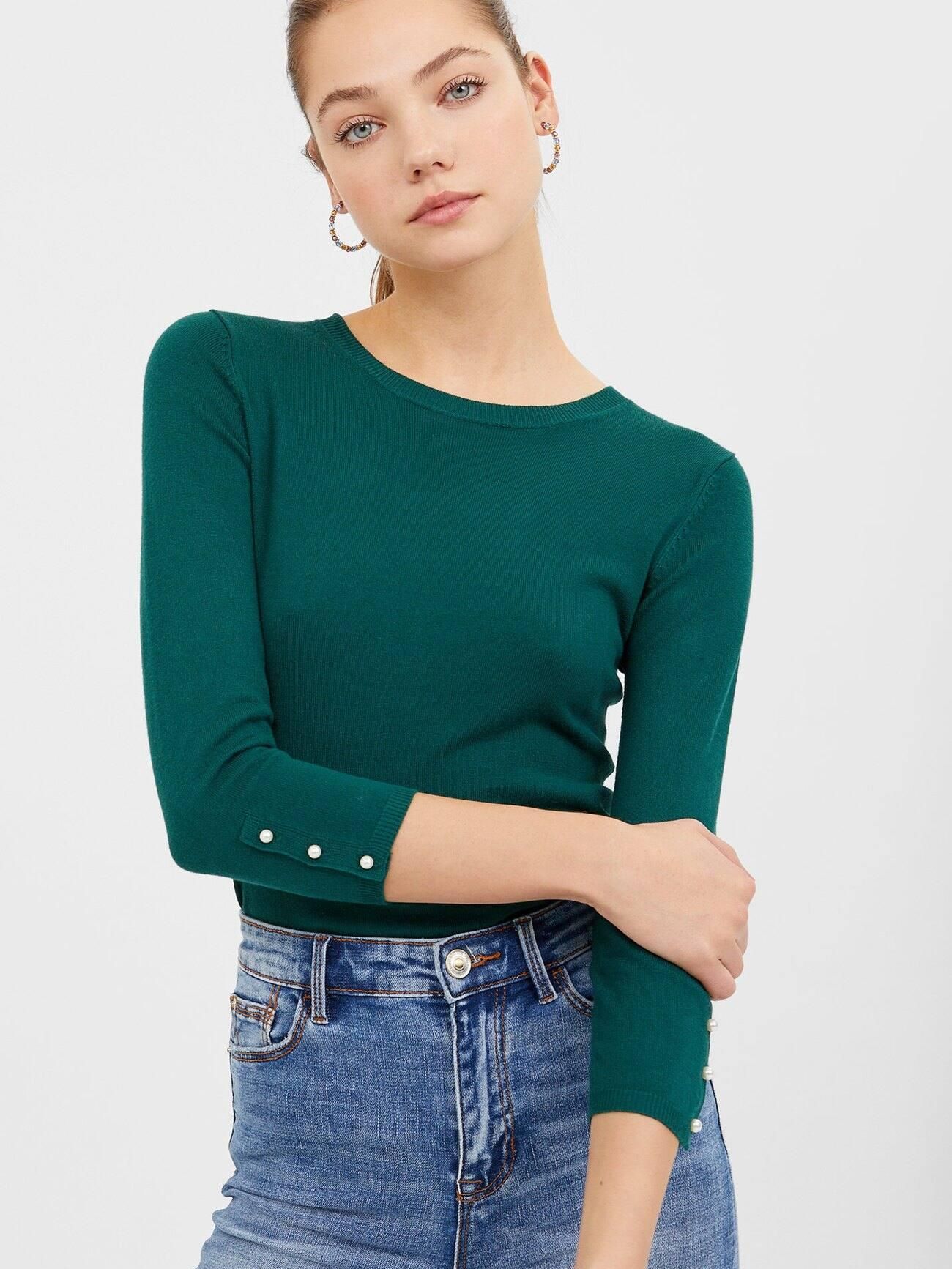 

Джемпер Stradivarius XAZ271128SHIF  Изумрудный, Джемпер Stradivarius XAZ271128SHIF M Изумрудный