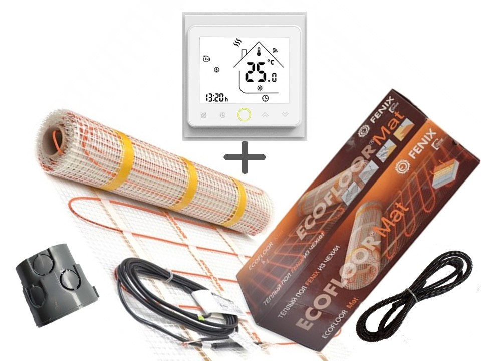 

Нагревательный мат Fenix LDTS 12210-165 ( 1.3 м2 ) с WI-FI Thermostat TWE02 (Премиум) P