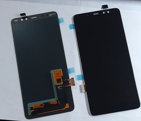 

Дисплей Samsung A8 Plus / A 730 OLED с сенсором черный