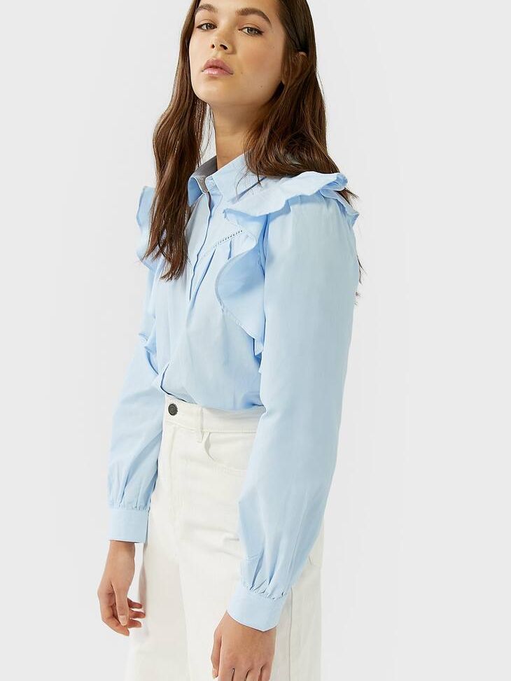 

Рубашка Stradivarius 2197/602/040 M Голубая