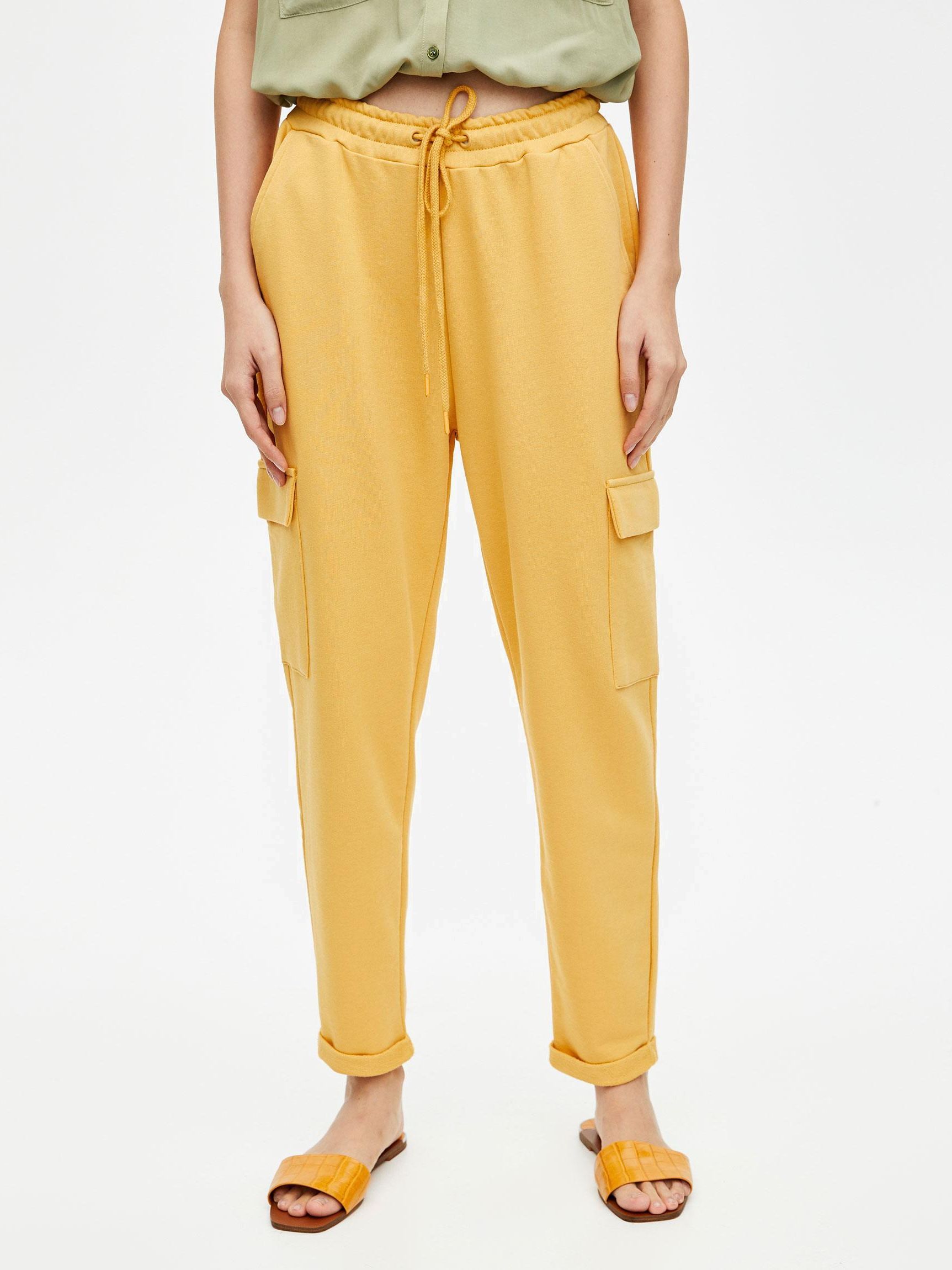 

Брюки Pull & Bear 5678/344/743  Желтые, Брюки Pull & Bear 5678/344/743 M Желтые
